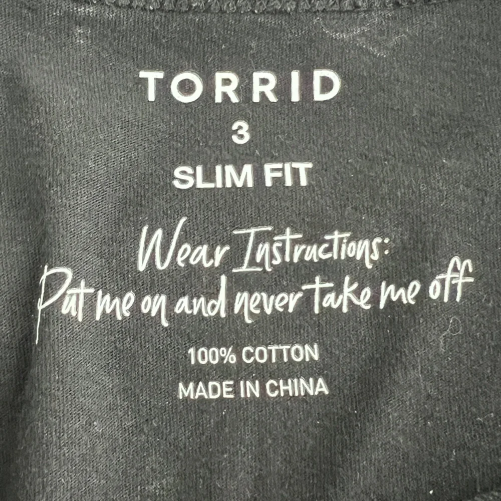 Torrid Black Distressed 'Find Your Fire' Tee - Picture 3 of 5